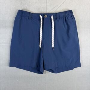 Chubbies Everywear Shorts Mens Large Blue 6” Elastic Waist Stretch Performance